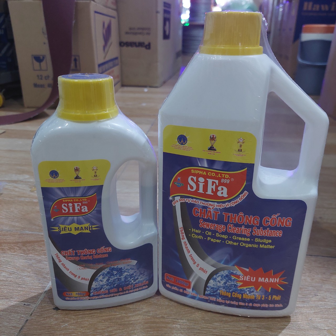 [HCM]chai chất Thông cống SIFA lớn 1400g