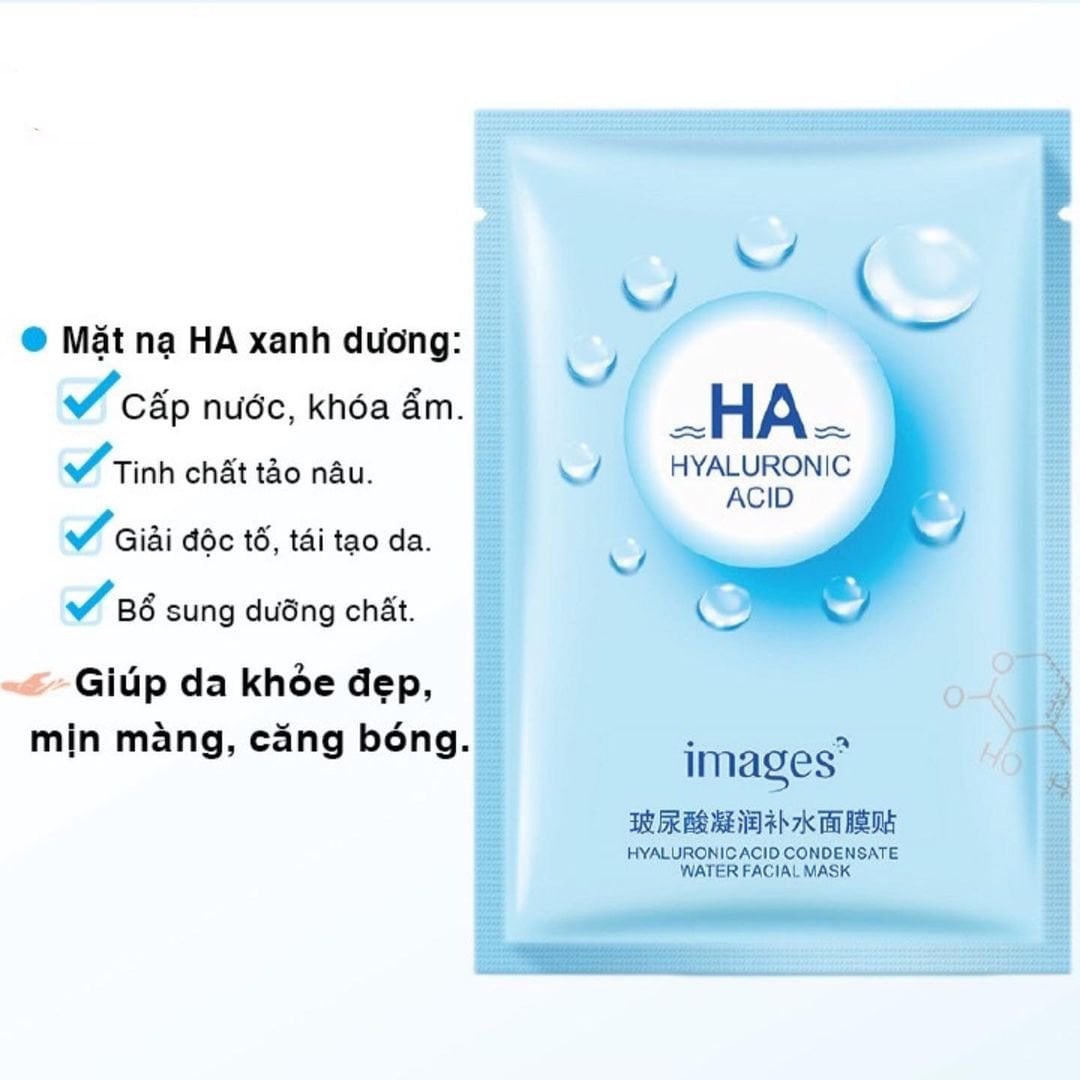 Mặt Nạ HA Cấp Ẩm Dưỡng Trắng Sáng Da