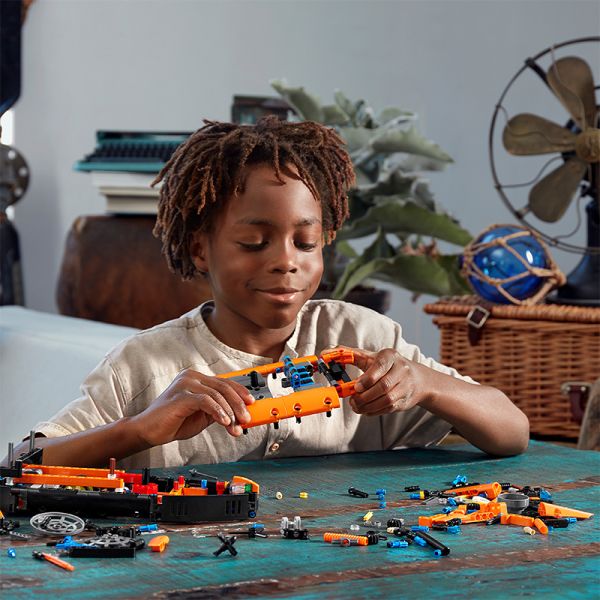 Đồ Chơi LEGO TECHNIC 42120 Ca nô Đệm Khí Cứu Hộ