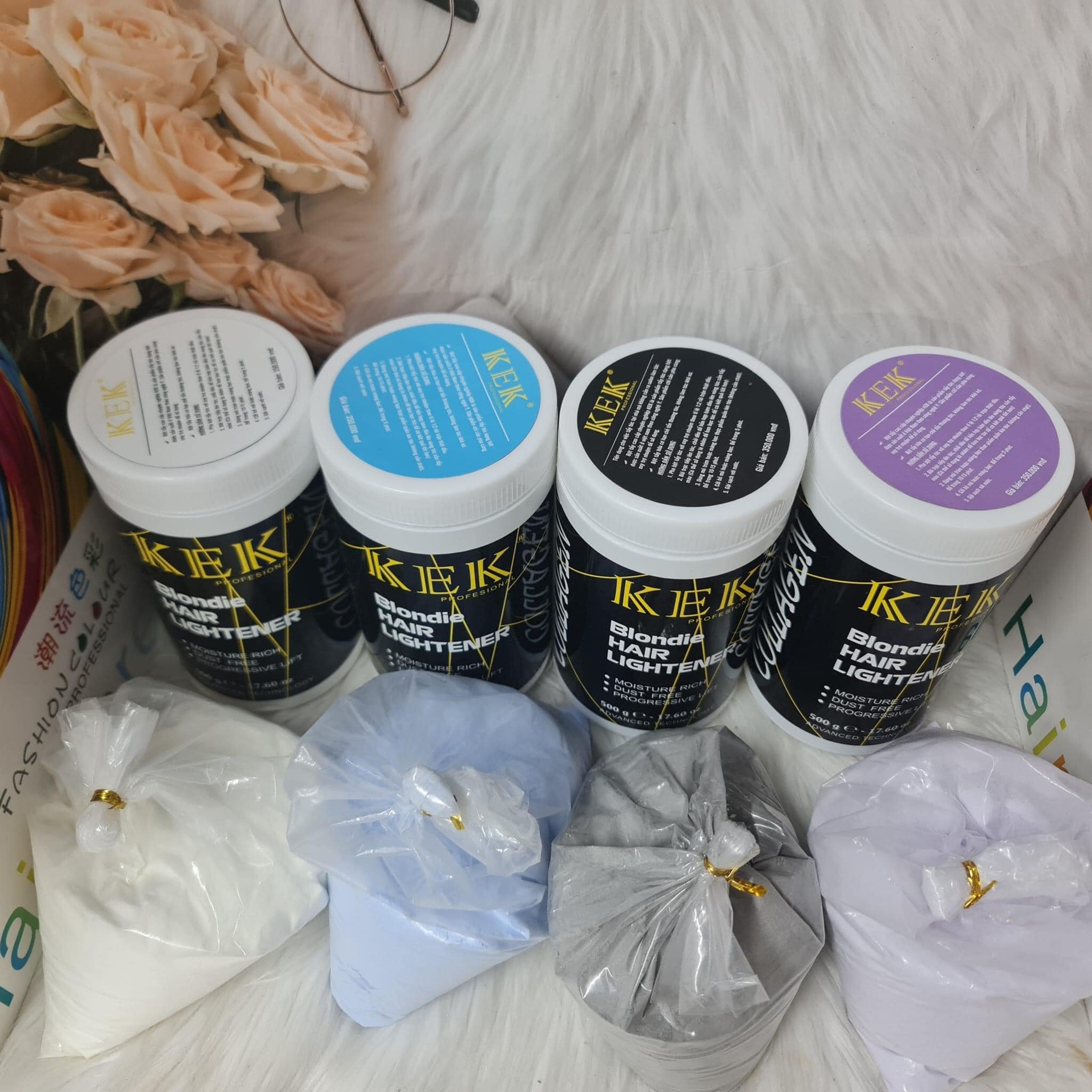 Bột tẩy tóc Collagen KEK 500g