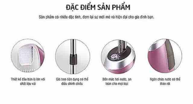Bàn là hơi nước dạng cây đứng lock&lock ENI211