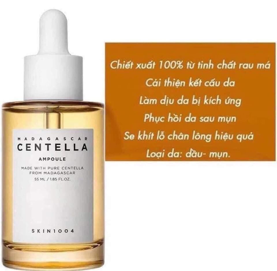 Tinh chất rau má giảm mụn và làm dịu skin1004