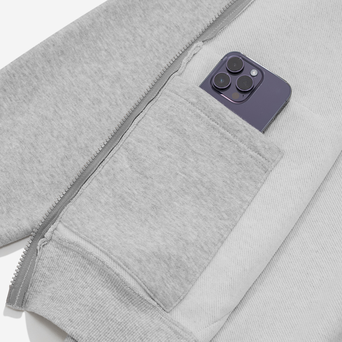 Áo Hoodie Owlbrand Fullzip/ Xám