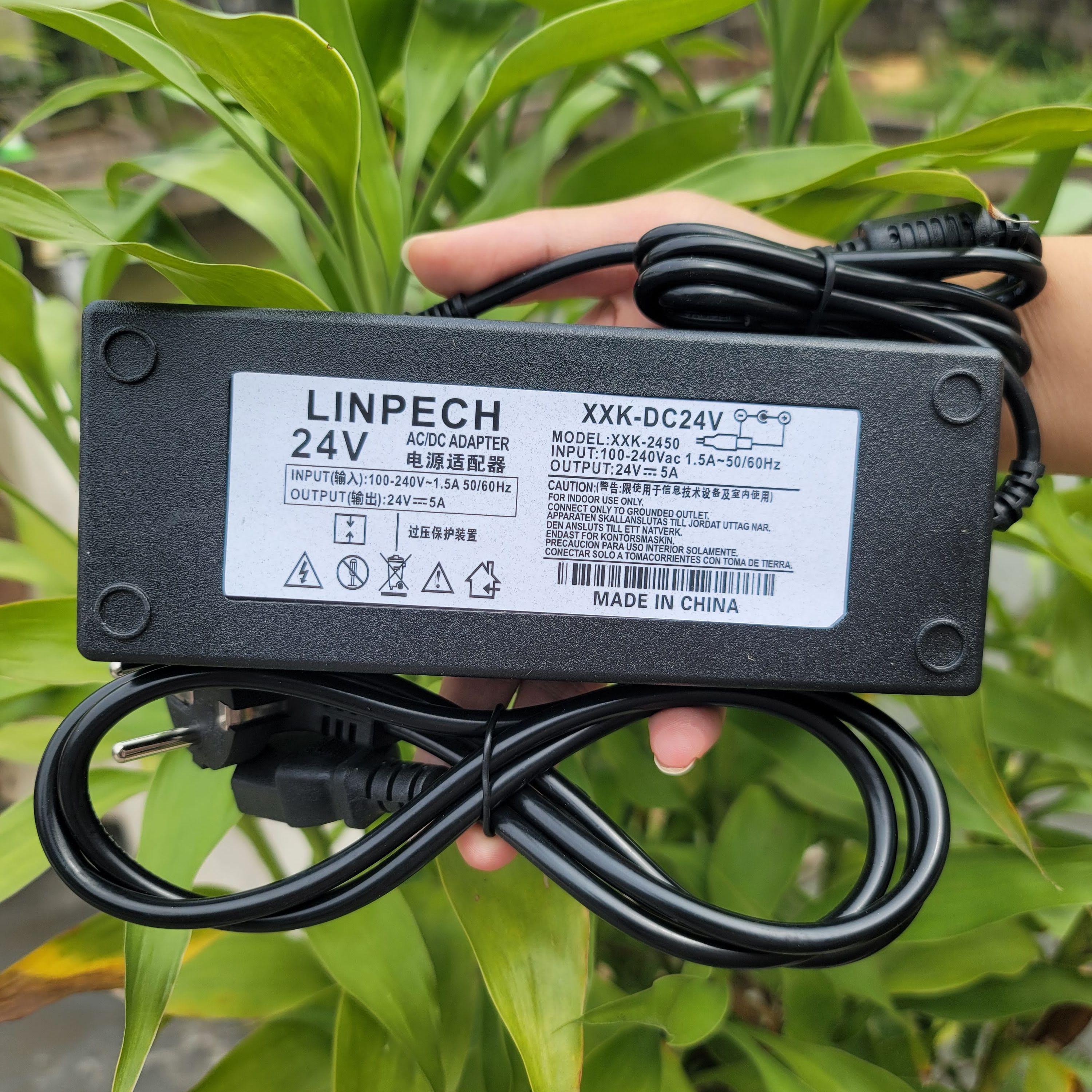Nguồn tiêu chuẩn 24V 5A DC