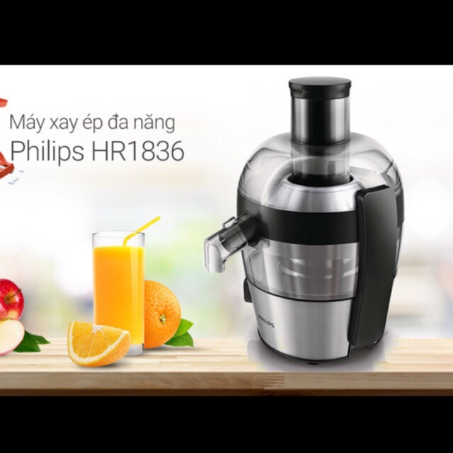 Máy ép trái cây Philips HR1836 bảo hành 24 tháng