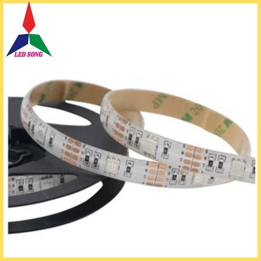 Led Dây Dán 5050 7 Màu Rgb 12v Cuộn 5m