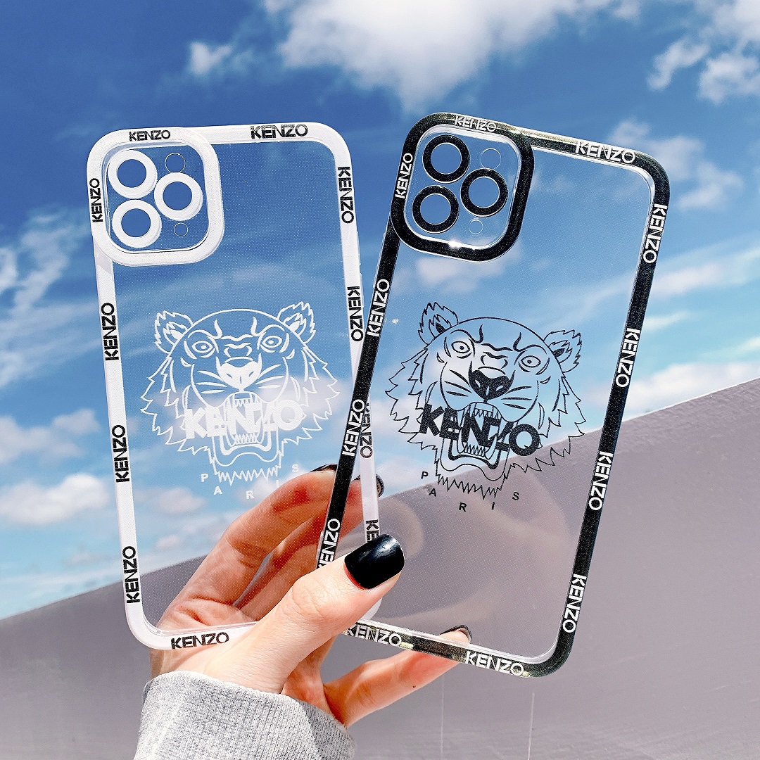 Ốp Lưng Silicon Chống Sốc Viền Nổi KENZO