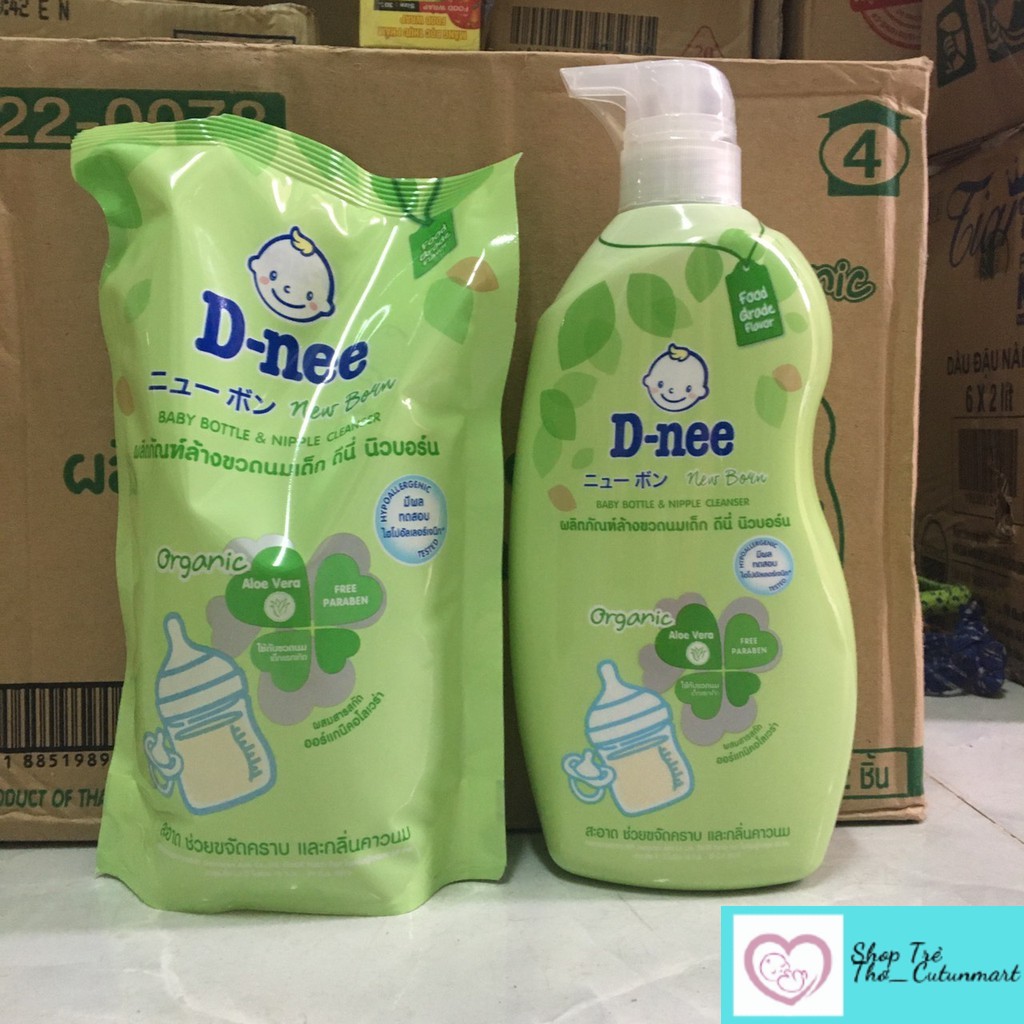 Nước rửa bình sữa Dnee Thái Lan mẫu mới nhất