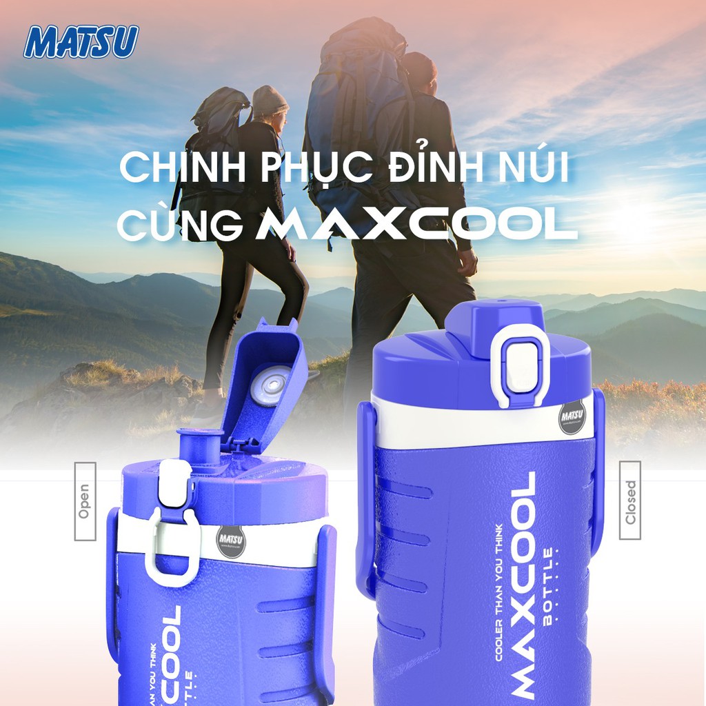 [HCM]bình giữ nhiệt maxcool 1.5L