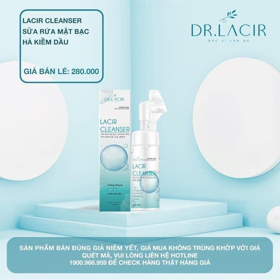 Sữa rửa mặt kiềm dầu Dr Lacir