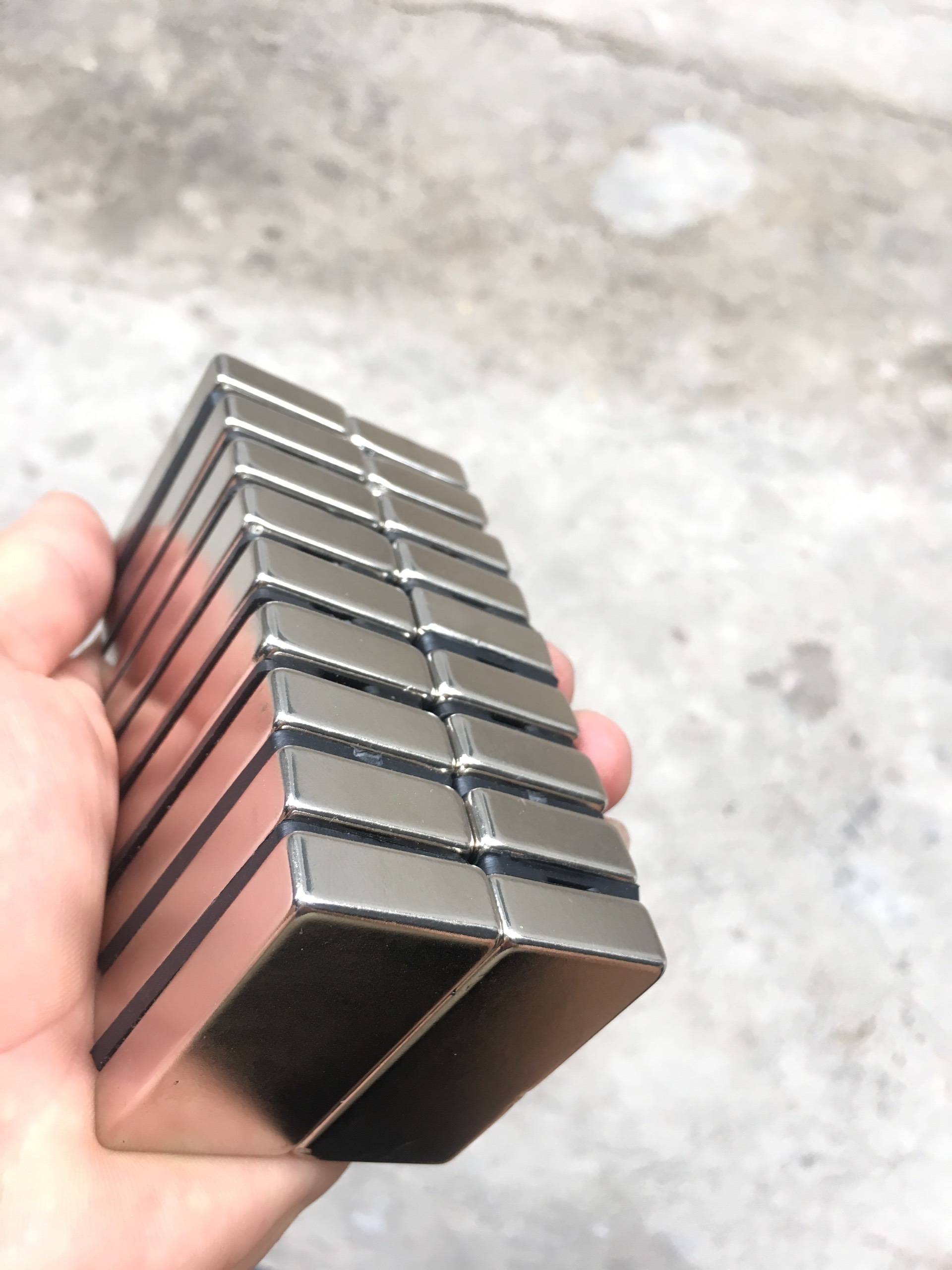 [HCM]Nam châm đất hiếm siêu mạnh 50x25x10mm