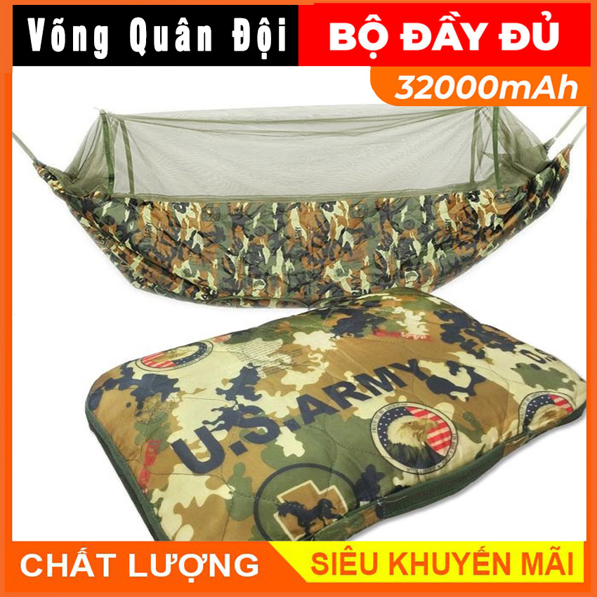 Võng mùng quân đội rằn ri - vải dù cao cấp dành cho dân đi phượt võng đi phượt võng vải dù võng rằn ri mỹ - hàng cao cấp chống muỗi hiệu quả siêu bền bảo hành 12 tháng