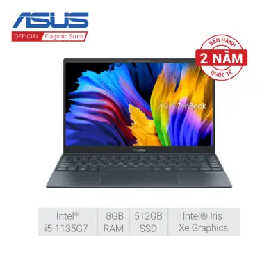 Laptop ASUS ZenBook UX325EA-KG656W (I5-1135G7/RAM 8GB /512GB SSD/Intel® Iris Xe Graphics/13.3 inch OLED FHD/Win 11)