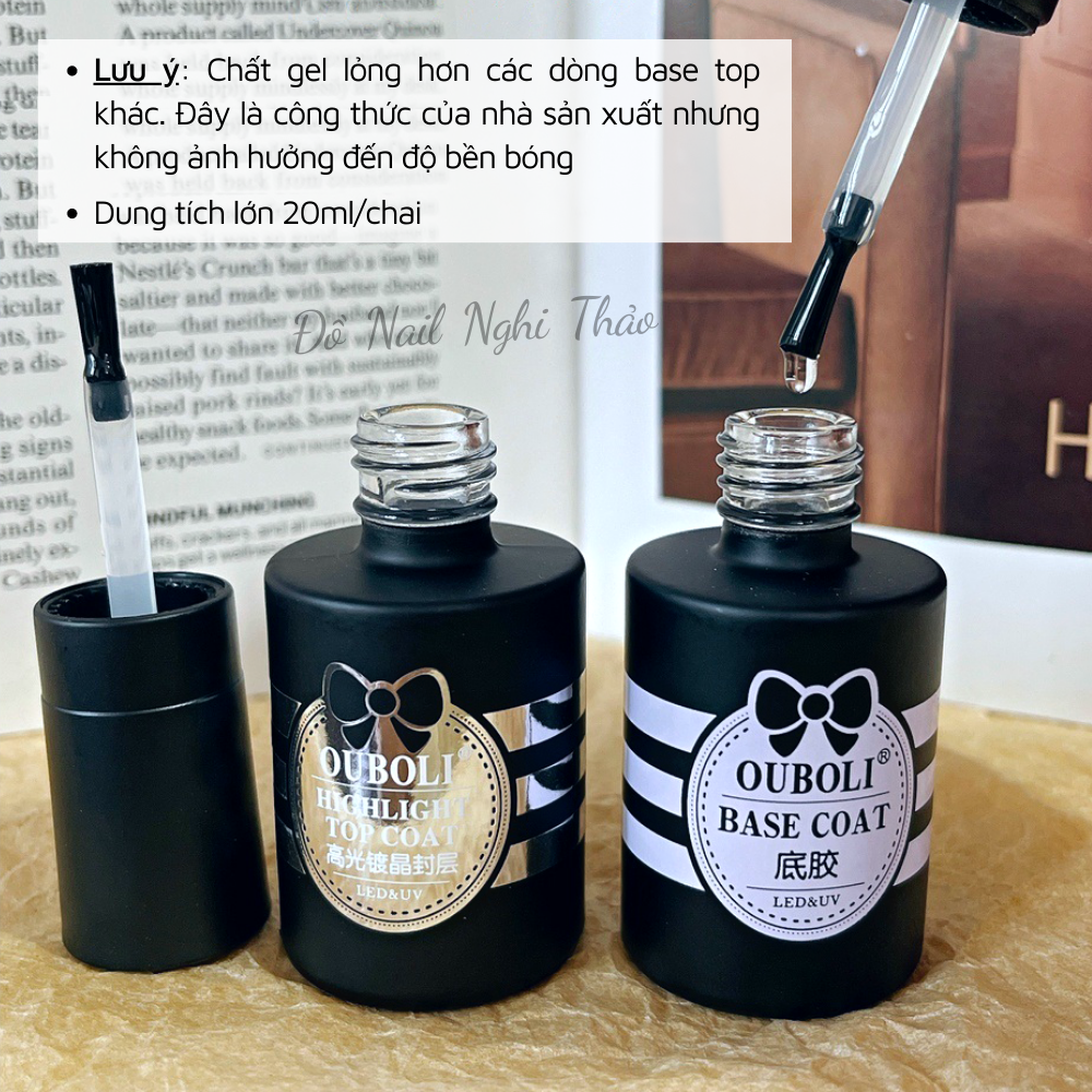 Base top cứng móng OUBOLI chính hãng 20ml