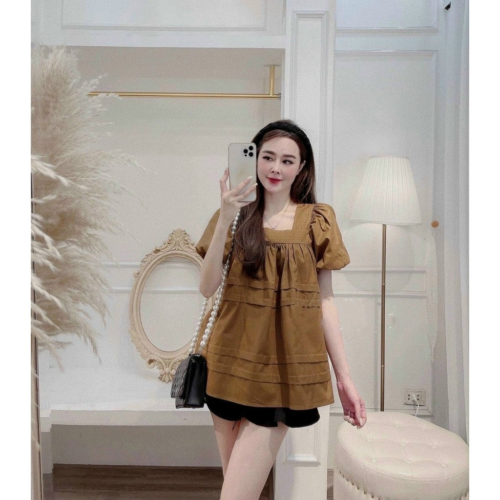 Áo bầu tiểu thư mặc trước và sau sinh