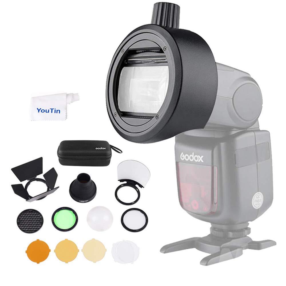 Bộ Tản Sáng Godox AK R1 ( tặng kèm grip nam châm S-R1 )