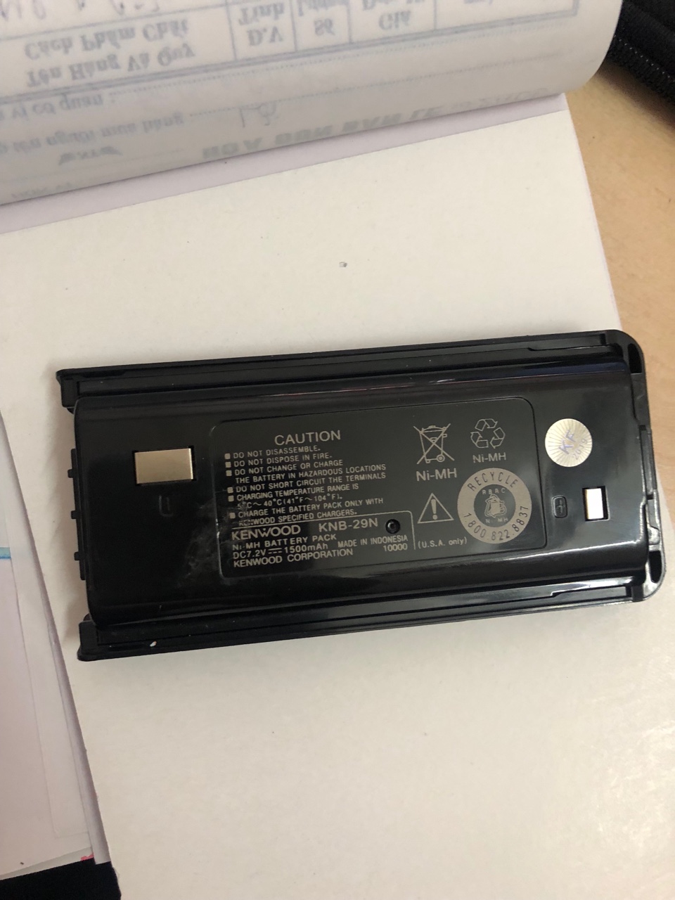 [HCM]Pin Bộ Đàm kenwood tk 3207/29N