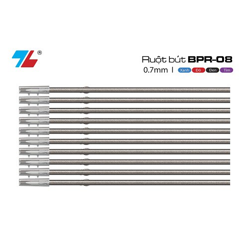 Combo vỉ 10 ruột bút 036 Thiên Long 0.7mm