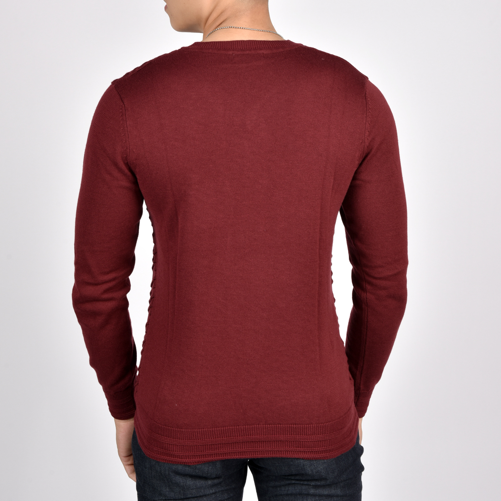 Áo Len Cổ Tim Nam O.jeans - 5ALO840805BM