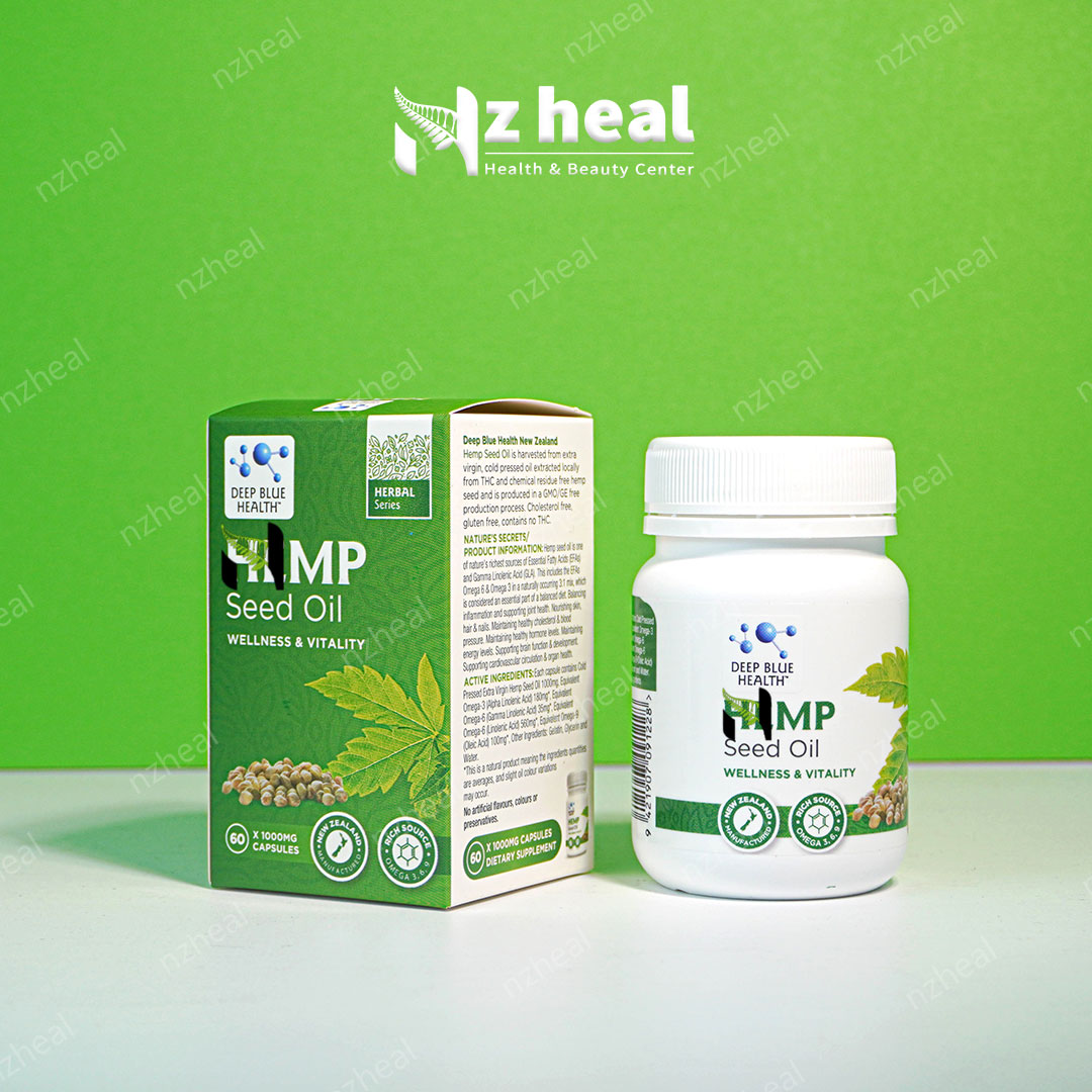 Viên dầu hạt gai he.mp seed oil deep blue health 30/ 60 viên