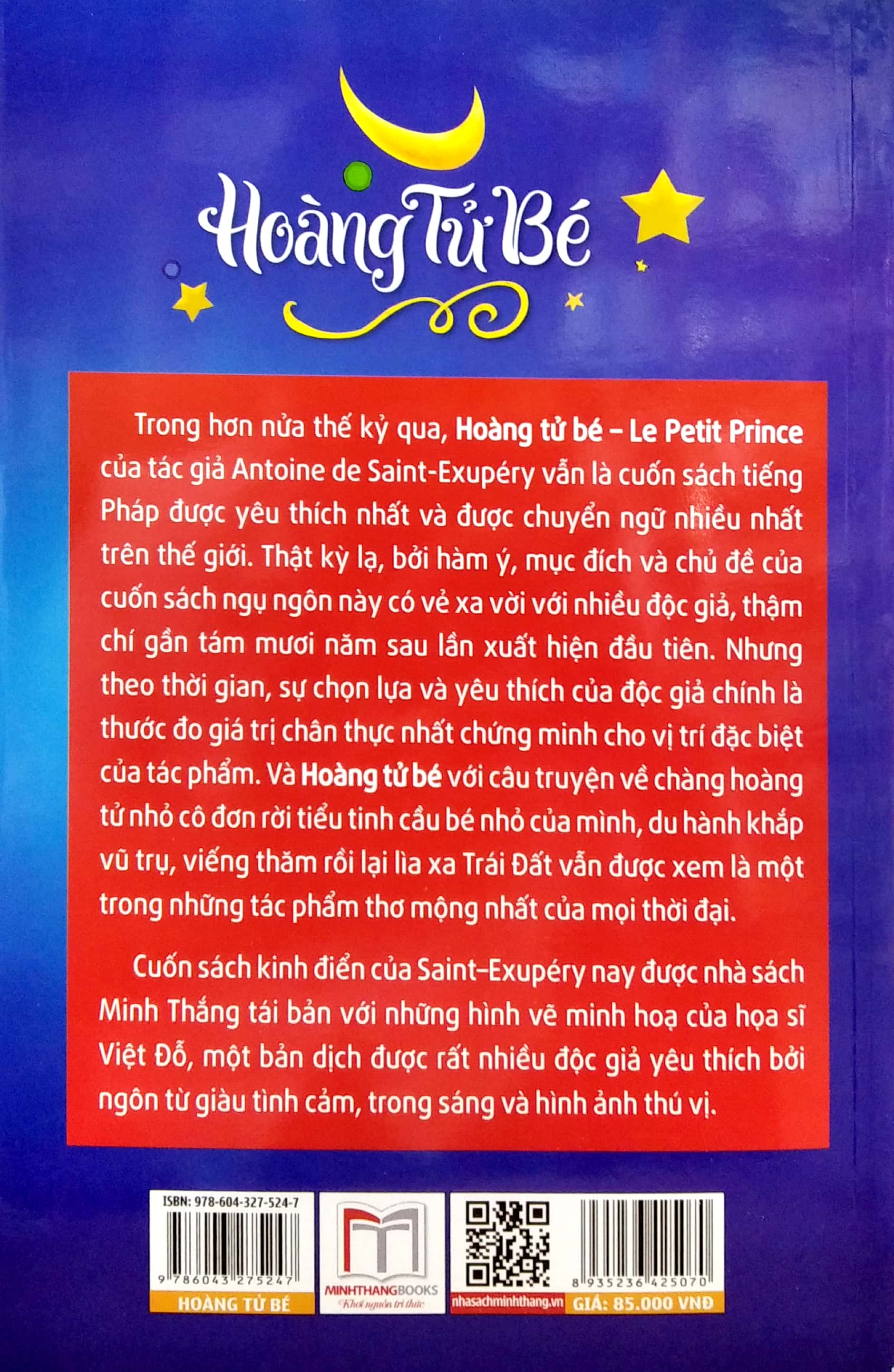 Sách - Hoàng Tử Bé - Antoine de Saint - Exupe'ry