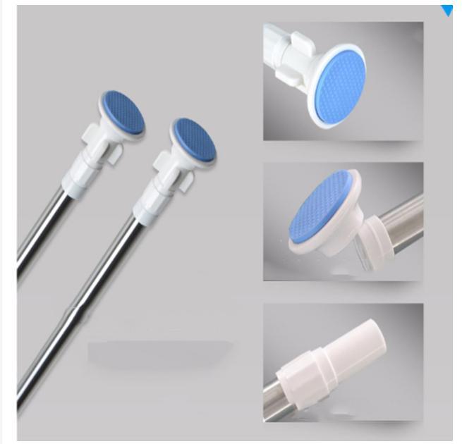 Thanh treo rèm không cần khoan tường chân dài 50-80CM