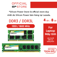 Ram Laptop/Máy tính DDR3L/DDR3 Silicon Power 4GB/8GB 1333Mhz/1600Mhz