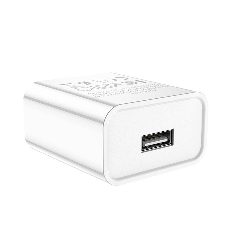 Củ sạc Hoco C81 cổng USB 2.1A, cóc sạc dùng cho iPhone, iPad, Android - Chính hãng