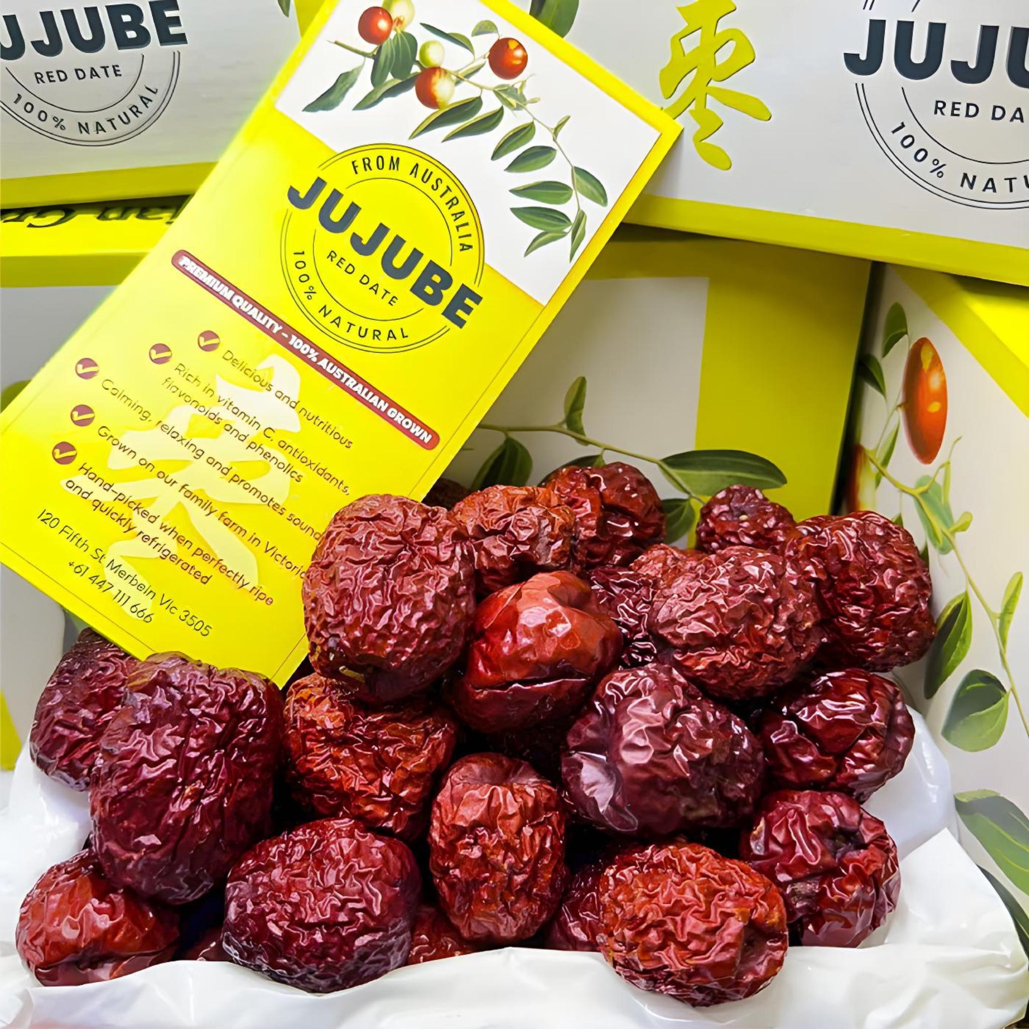 Táo đỏ khô Úc nhập khẩu cao cấp 500g - Jujube Australia 100%