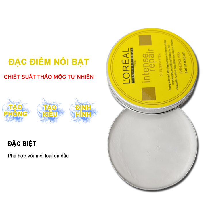 Sáp Vuốt Tóc Nam L'ORÉAL 200gr mùi thơm nam tính, giữ nếp tóc