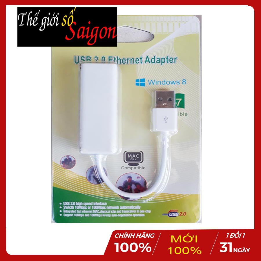 Cáp chuyển đổi USB ra LAN