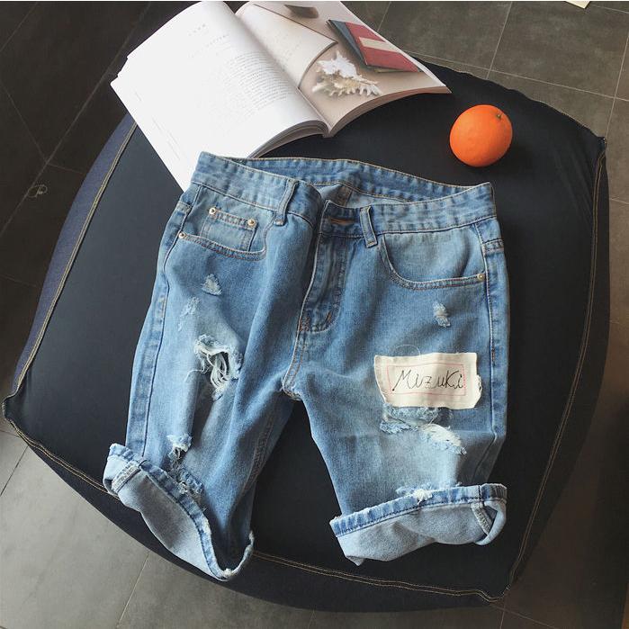 Quần short Jean rách cao cấp Q111