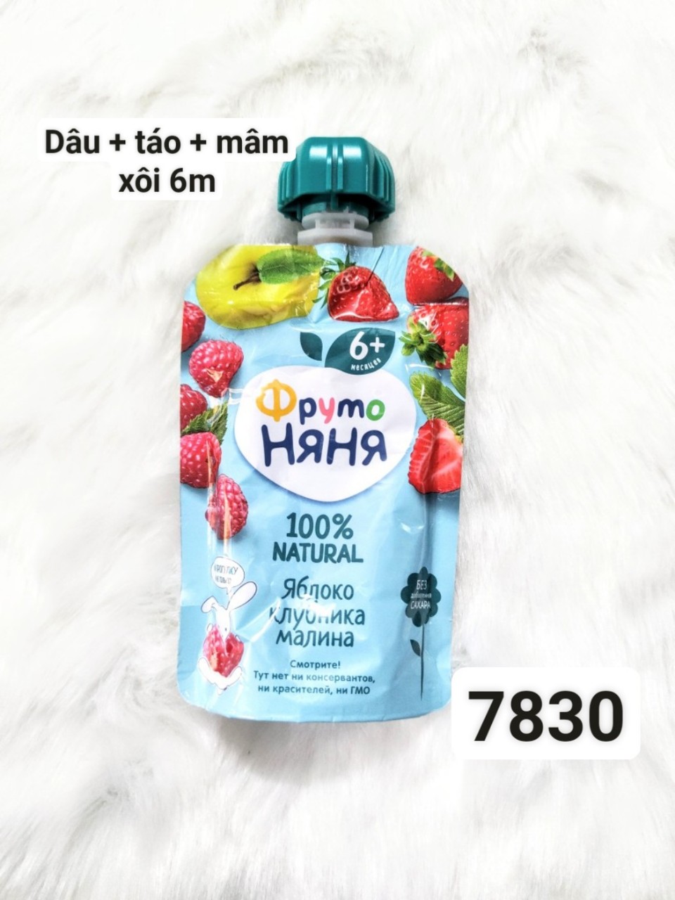 Trái cây nghiền fruto Nga 90gr đủ vị