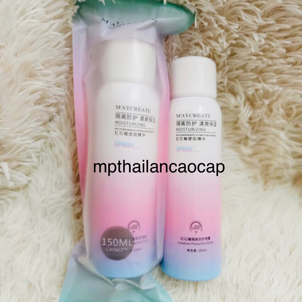 [HCM]Chai Xịt Chống Nắng và Làm Trắng Da Maycreate 150ml