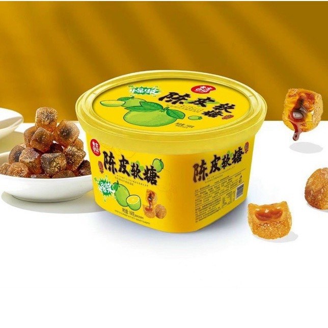 Kẹo Dẻo Ô Mai Chanh Muối Chảy (Túi 208g/ Xô 218g)