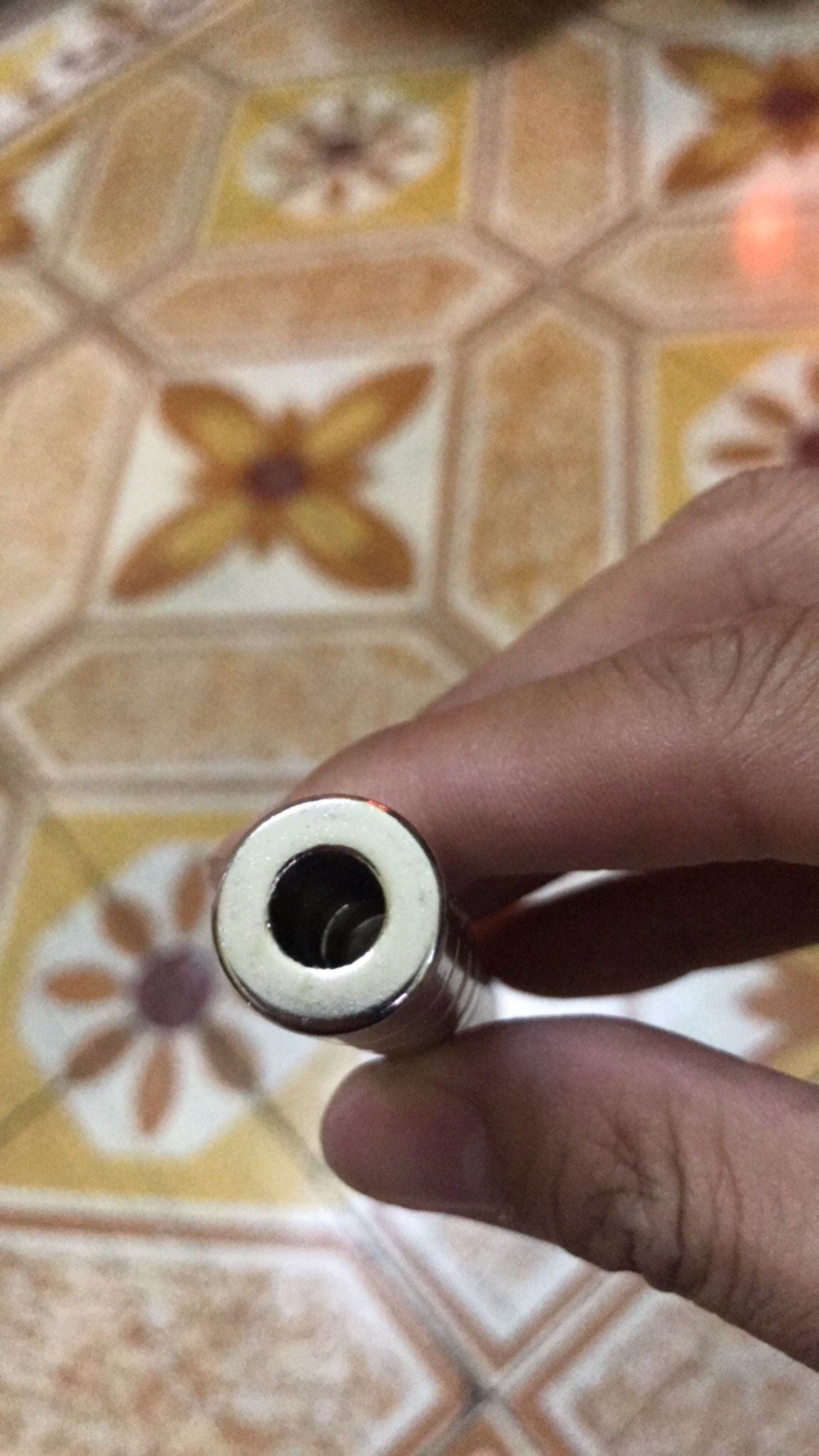 Nam Châm Đất Hiếm 15x10 lỗ thẳng 8mm ( SIÊU HÚT)