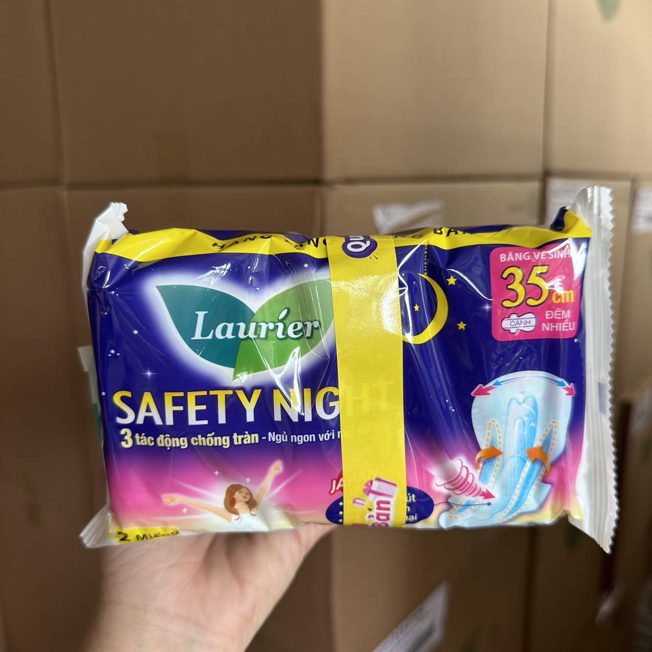 [ MỊN - THẤM HÚT TỐT] Băng vệ sinh Laurier Siêu mỏng 20 miếng/ bịch - Có cánh
