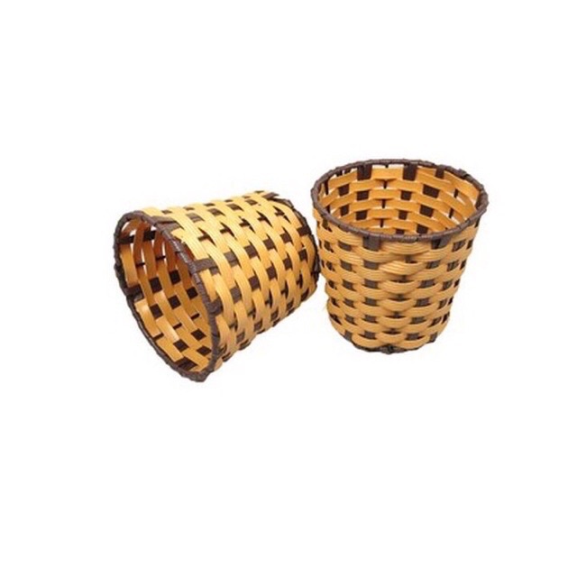 Cốc đựng giấy ăn giả mây tre đan tròn và vuông