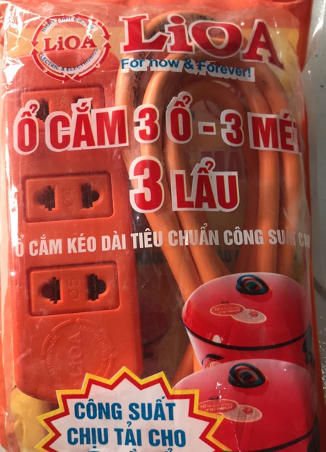 Ổ cắm điện LiOA công suất lớn 3300W