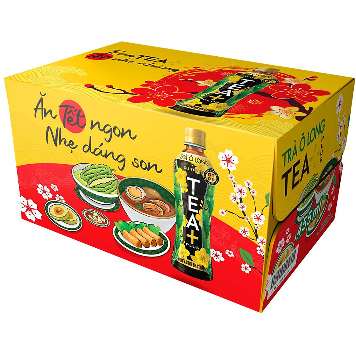 Thùng 24 Chai Nước Olong Tea Plus 350ml