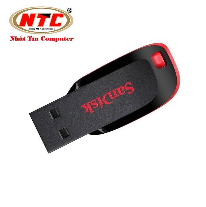 USB Sandisk Cruzer Blade CZ50 128GB (Đen) - Nhat Tin Authorised Store