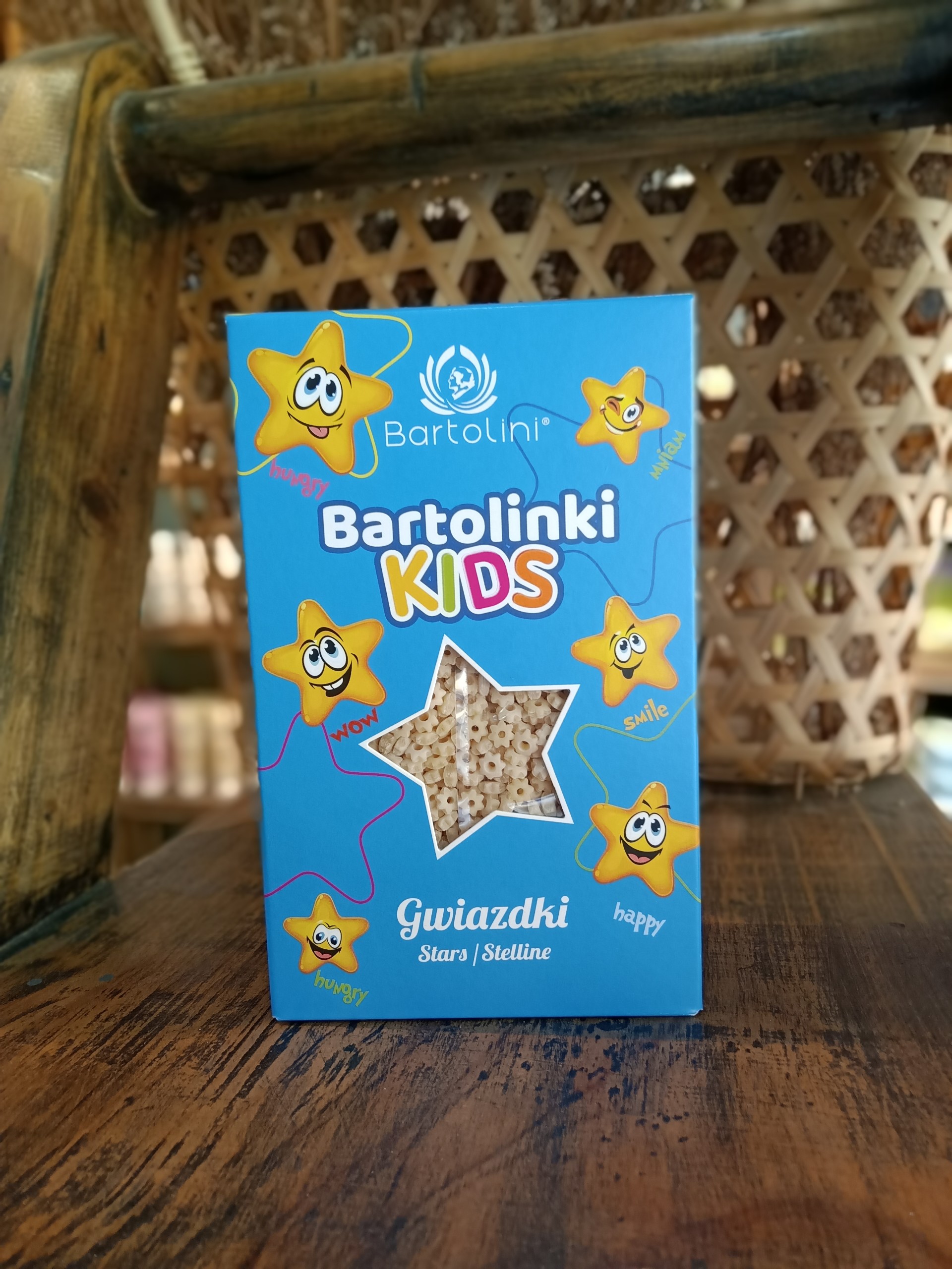 Mì nui cho bé hình ngôi sao Bartolini 250g