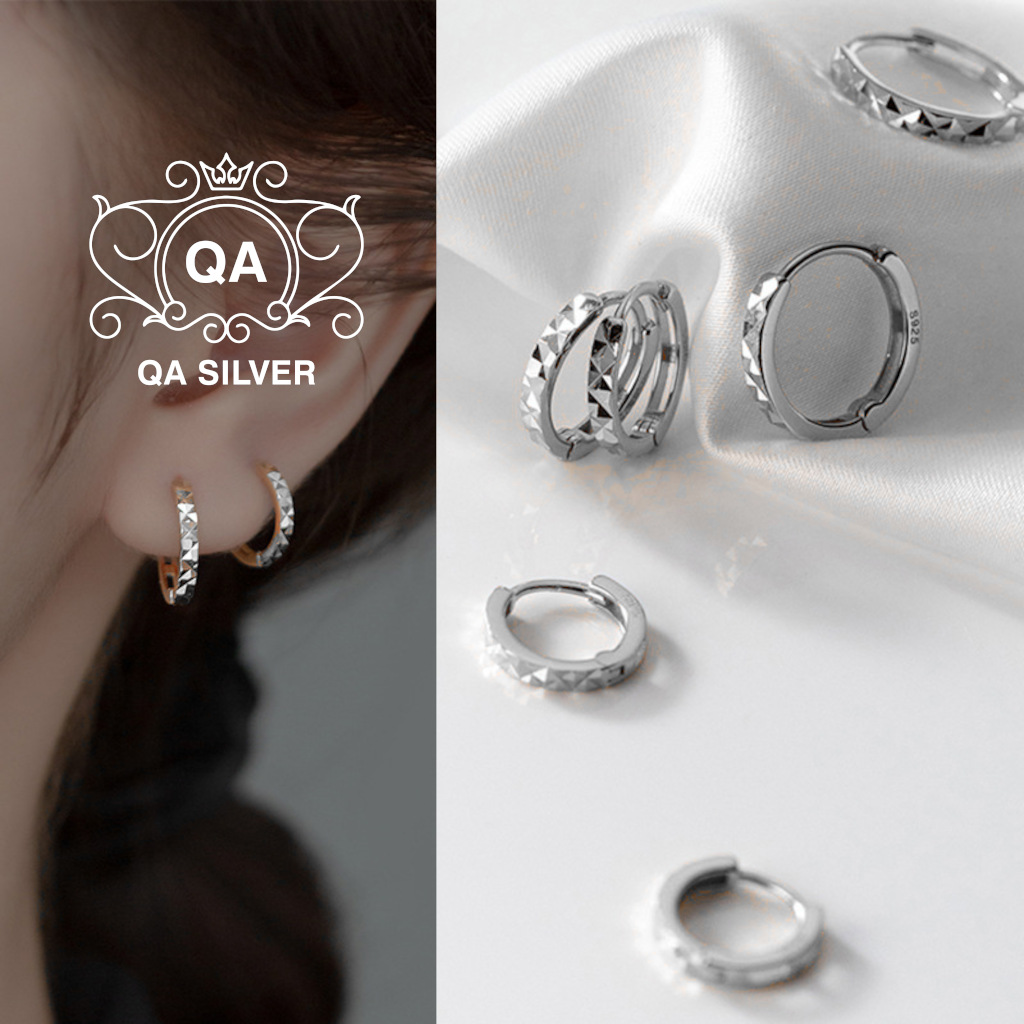 HOOP QA SILVER Earrings