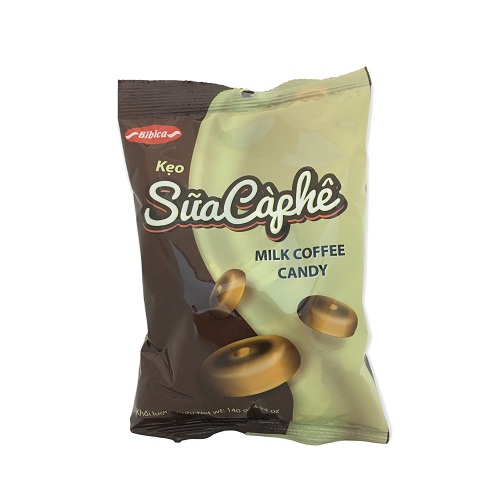 Kẹo Sữa Cafe (hủ 600g - túi 140g - túi 400g) - Bibica