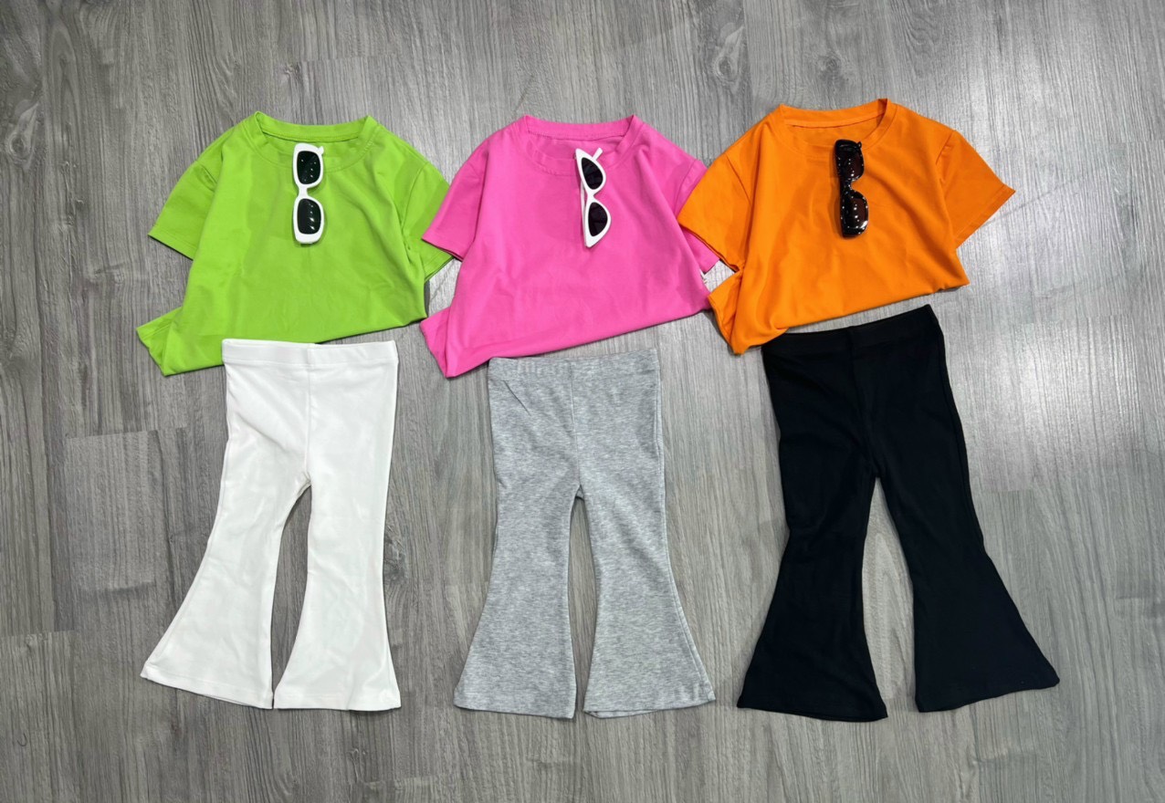 Quần Legging Loe dài cho bé gái xinh xắn
