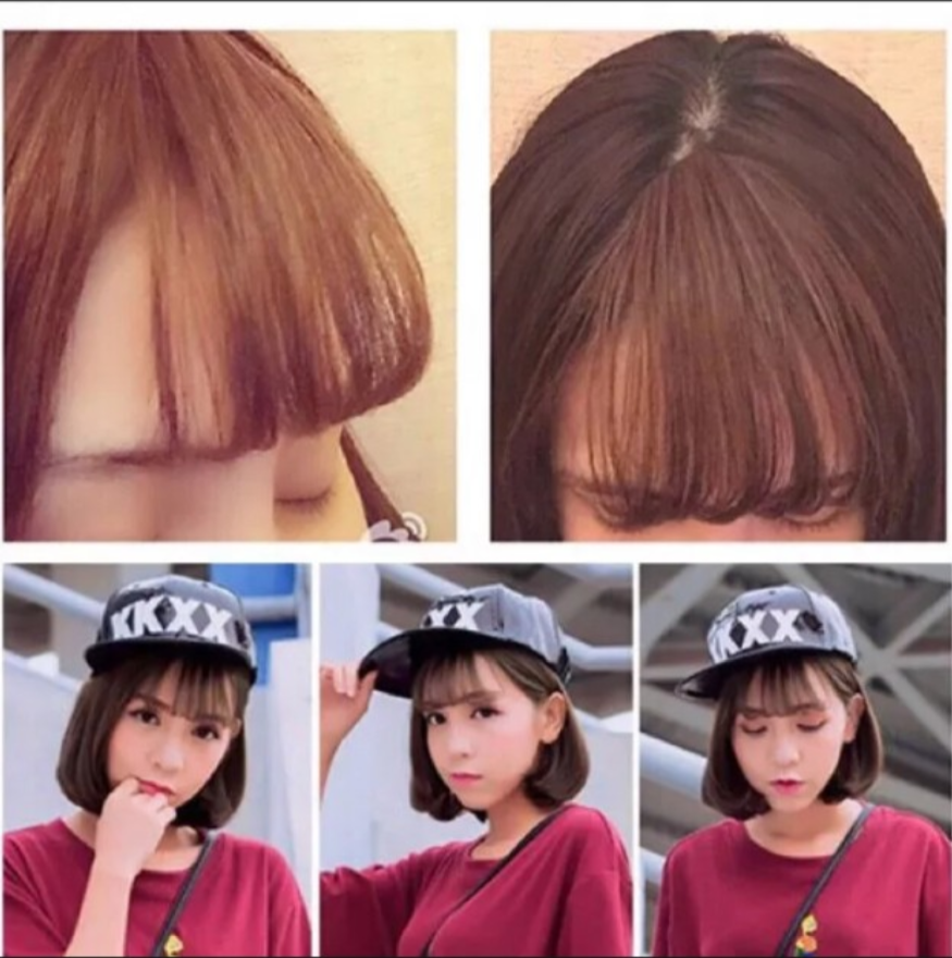 Tóc mái giả ❤️Tóc giả mái thưa❤️