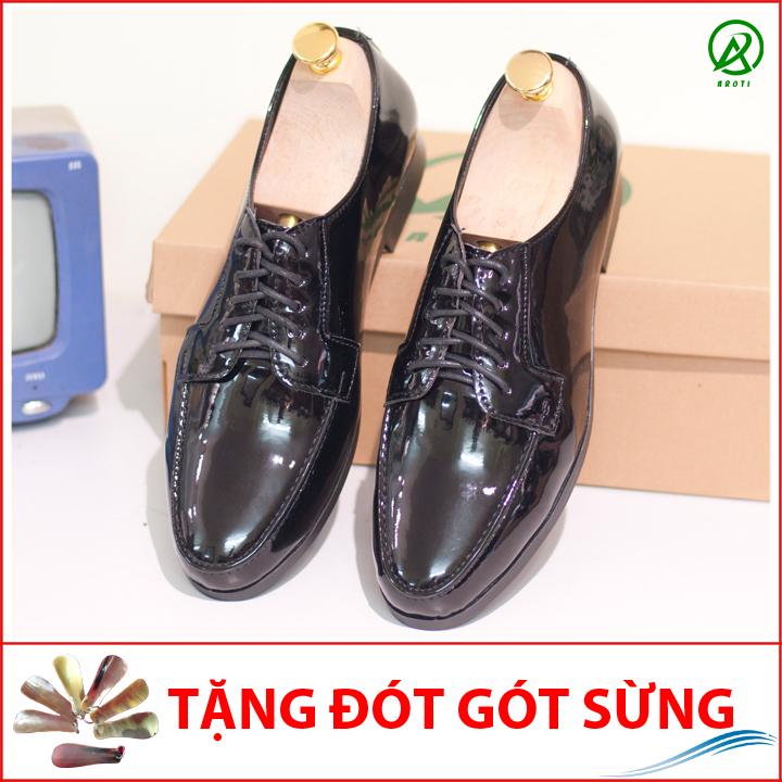Giày lười nam buộc dây da bóng-M504(ĐG) - ANKAR