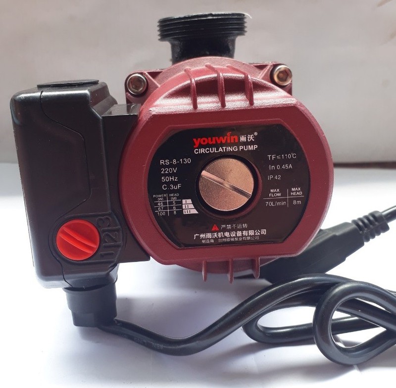 Máy bơm tăng áp yowin 100w kèm rơle tự ngắt - yowin 100w-new