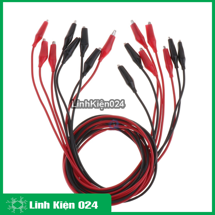 Dây nối kẹp cá sấu dài 1m