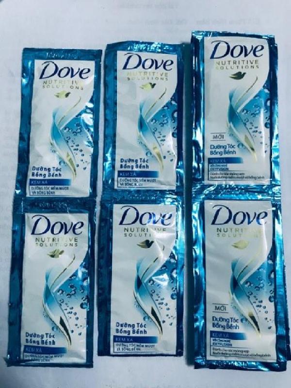 Combo 50 gói xả Dove tặng + túi đựng mỹ phẩm nhập khẩu